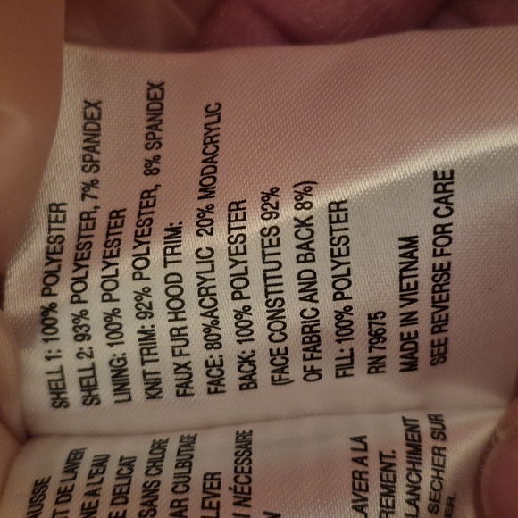 Michael Kors - Belted Parka jacket with faux fur trim on Hood - Blush Pink - Picture 10 of 10